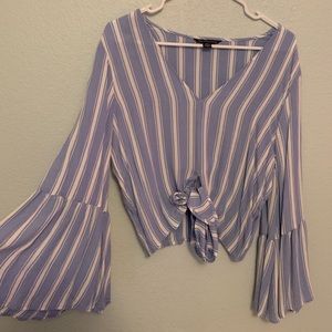American Eagle Outfitters Striped Blouse